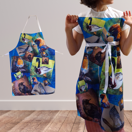 'Birds', Fine Art Print Apron